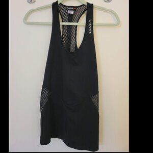 Reebok Black Mesh Exercise Tank Top